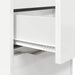 Mese de noptieră cu sertar 2 pcs Alb lucios 40 x 30 x 467 cm - WALTI WALTI