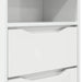 Mese de noptieră cu sertar 2 pcs Alb lucios 40 x 30 x 467 cm - WALTI WALTI