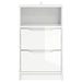 Mese de noptieră cu sertar 2 pcs Alb lucios 40 x 30 x 467 cm - WALTI WALTI