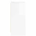 Mese de noptieră cu sertar 2 pcs Alb lucios 40 x 30 x 467 cm - WALTI WALTI
