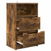 Mese de noptieră 2 pcs Stejar fumuriu 40 x 30 x 467 cm - WALTI WALTI