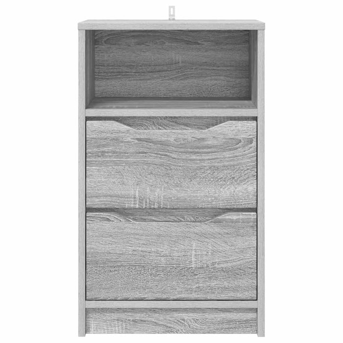 Mese de noptieră cu sertar 2 pcs Gri Sonoma 40 x 30 x 467 cm - WALTI WALTI