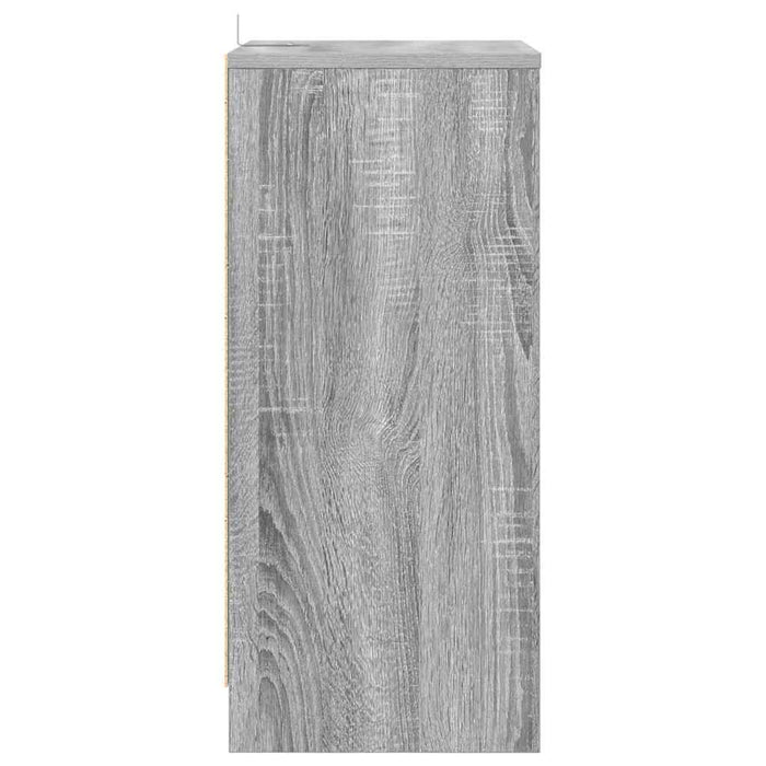 Mese de noptieră cu sertar 2 pcs Gri Sonoma 40 x 30 x 467 cm - WALTI WALTI