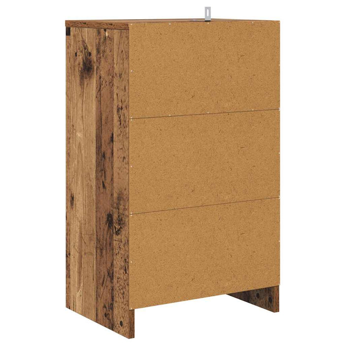 Noptieră cu sertar Lemn Vechi 40 x 30 x 467 cm Lemn compozit - WALTI WALTI