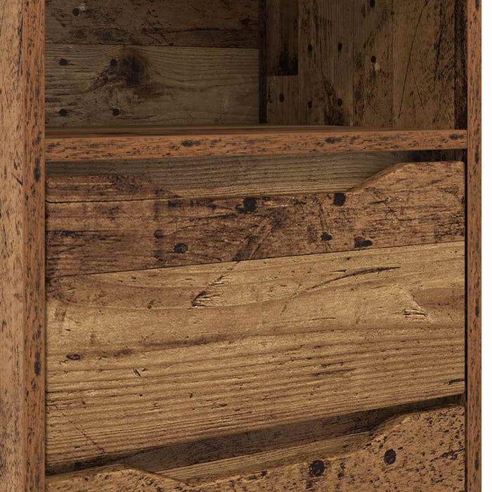 Mese de noptieră cu sertar 2 pcs Lemn Vechi 40 x 30 x 467 cm - WALTI WALTI