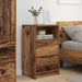 Mese de noptieră cu sertar 2 pcs Lemn Vechi 40 x 30 x 467 cm - WALTI WALTI