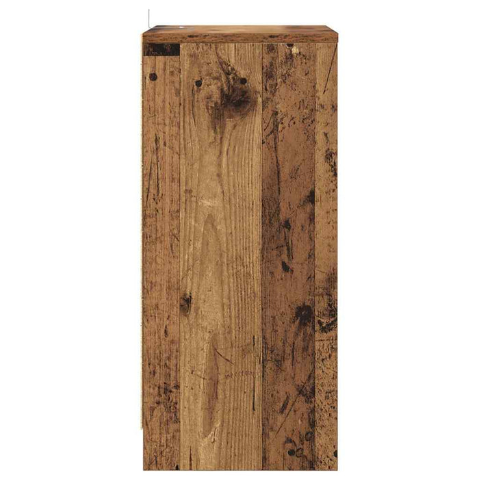 Mese de noptieră cu sertar 2 pcs Lemn Vechi 40 x 30 x 467 cm - WALTI WALTI