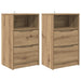 Mese de noptieră 2 pcs Stejar Artizanal 40 x 30 x 467 cm - WALTI WALTI