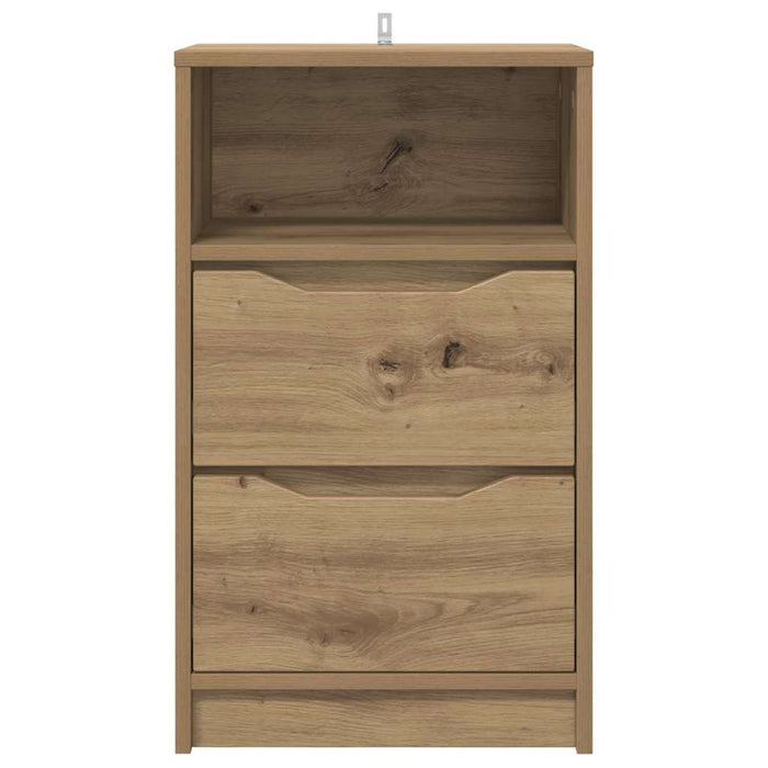 Mese de noptieră 2 pcs Stejar Artizanal 40 x 30 x 467 cm - WALTI WALTI