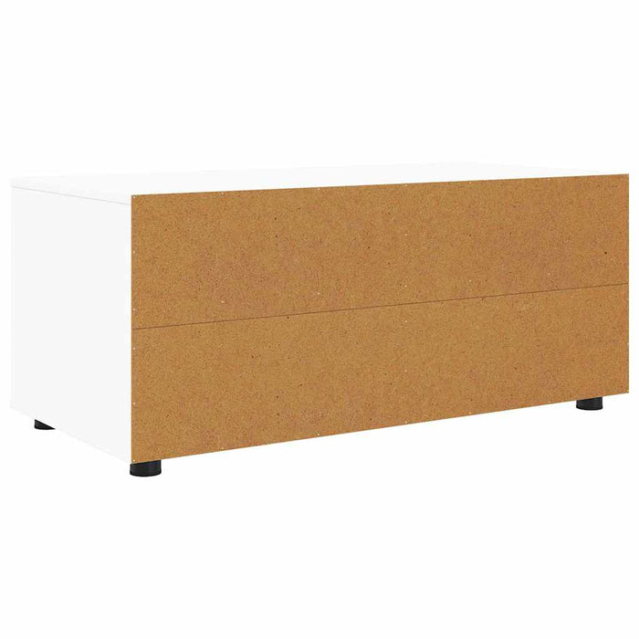 Cabinet TV cu sertar Alb 100 x 48 x 43 cm Lemn compozit - WALTI WALTI