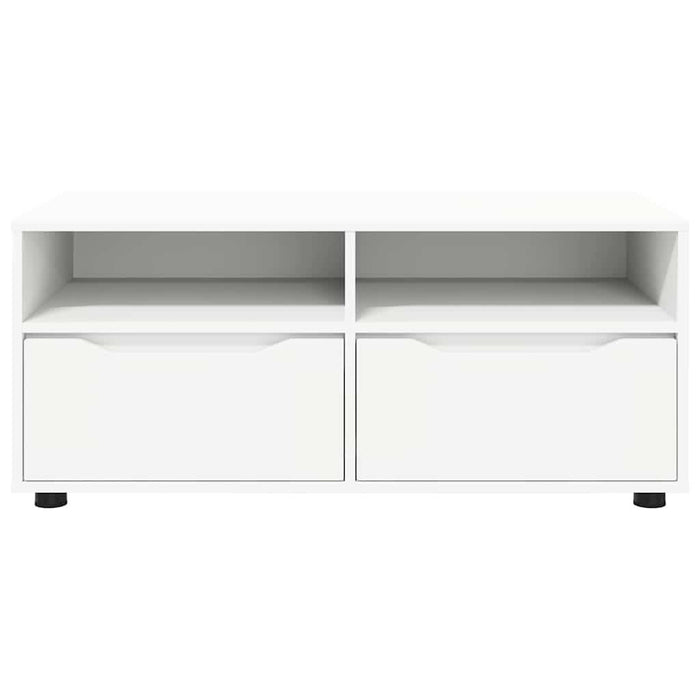 Cabinet TV cu sertar Alb 100 x 48 x 43 cm Lemn compozit - WALTI WALTI