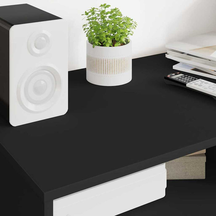 Cabinet TV cu sertar Negru 100 x 48 x 43 cm Lemn compozit - WALTI WALTI