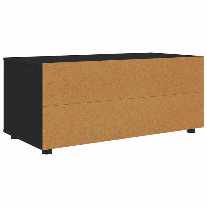 Cabinet TV cu sertar Negru 100 x 48 x 43 cm Lemn compozit - WALTI WALTI