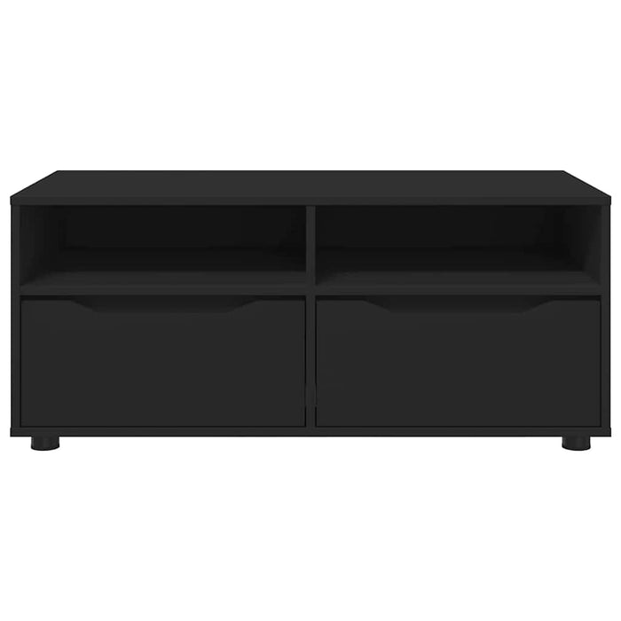 Cabinet TV cu sertar Negru 100 x 48 x 43 cm Lemn compozit - WALTI WALTI
