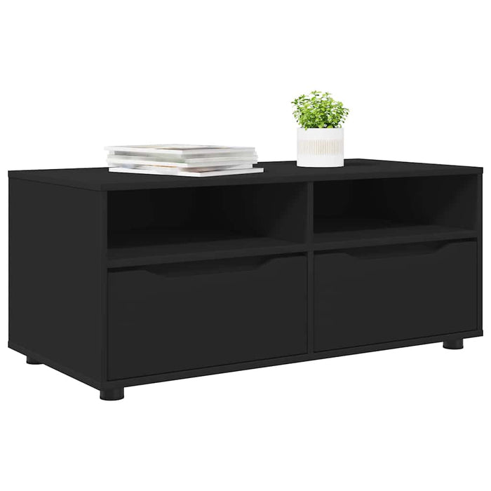 Cabinet TV cu sertar Negru 100 x 48 x 43 cm Lemn compozit - WALTI WALTI