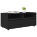 Cabinet TV cu sertar Negru 100 x 48 x 43 cm Lemn compozit - WALTI WALTI