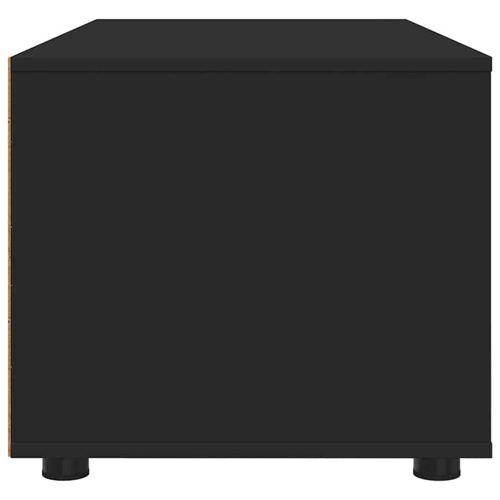 Cabinet TV cu sertar Negru 100 x 48 x 43 cm Lemn compozit - WALTI WALTI