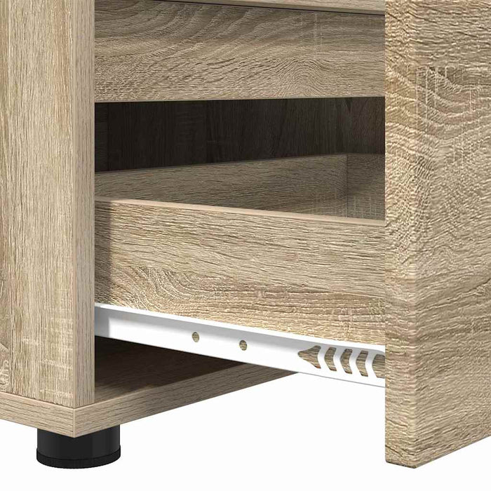 Cabinet TV Stejar Sonoma 100 x 48 x 43 cm Lemn compozit - WALTI WALTI