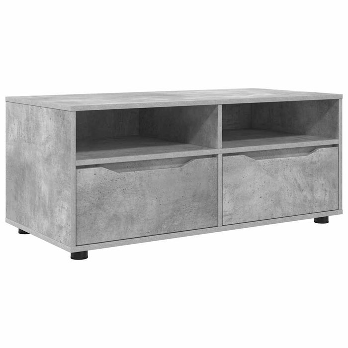 Cabinet TV Gri din beton 100 x 48 x 43 cm Lemn compozit - WALTI WALTI