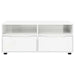 Cabinet TV cu sertar Alb lucios 100 x 48 x 43 cm Lemn compozit - WALTI WALTI