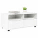 Cabinet TV cu sertar Alb lucios 100 x 48 x 43 cm Lemn compozit - WALTI WALTI