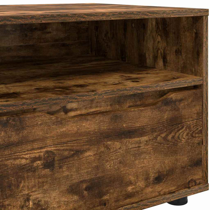 Cabinet TV Stejar fumuriu 100 x 48 x 43 cm Lemn compozit - WALTI WALTI