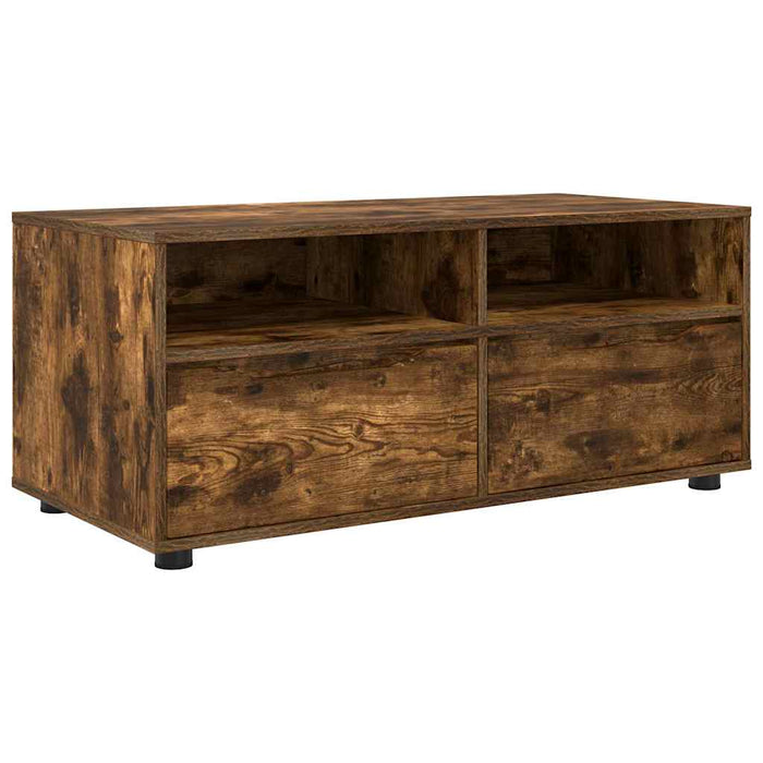 Cabinet TV Stejar fumuriu 100 x 48 x 43 cm Lemn compozit - WALTI WALTI
