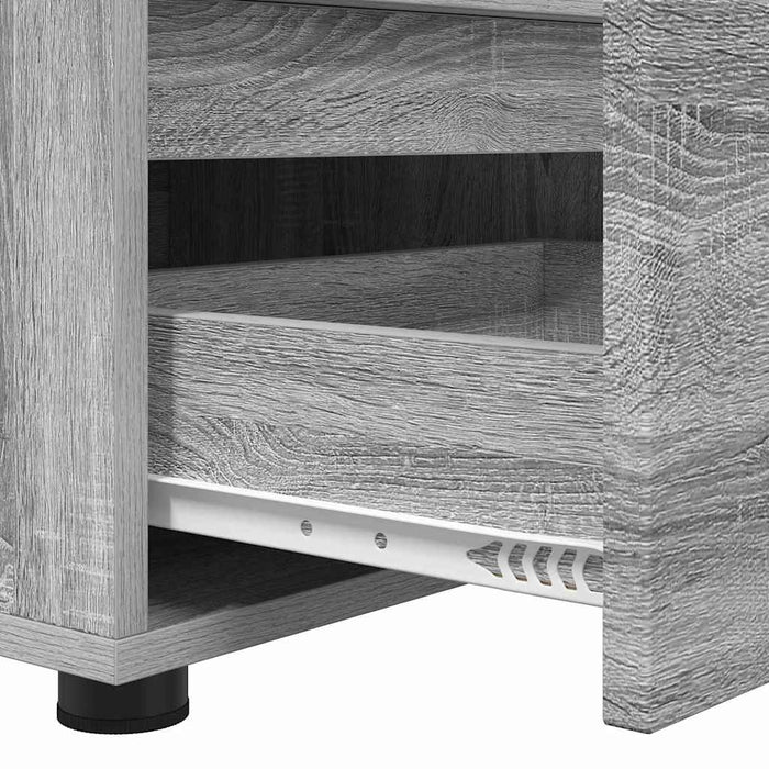 Cabinet TV cu sertar Gri Sonoma 100 x 48 x 43 cm Lemn compozit - WALTI WALTI