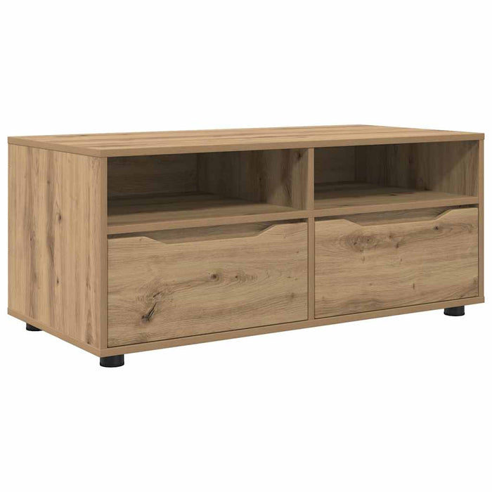 Cabinet TV Stejar Artizanal 100 x 48 x 43 cm Lemn compozit - WALTI WALTI