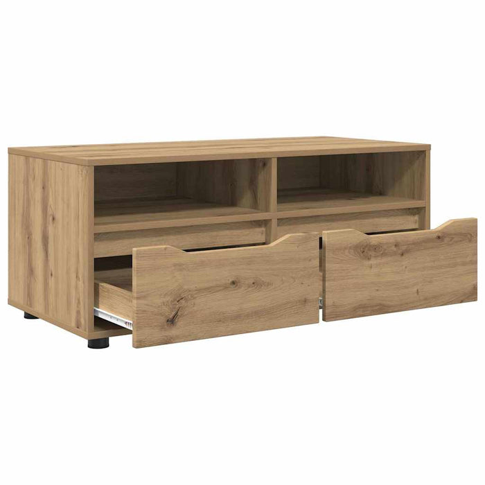 Cabinet TV Stejar Artizanal 100 x 48 x 43 cm Lemn compozit - WALTI WALTI