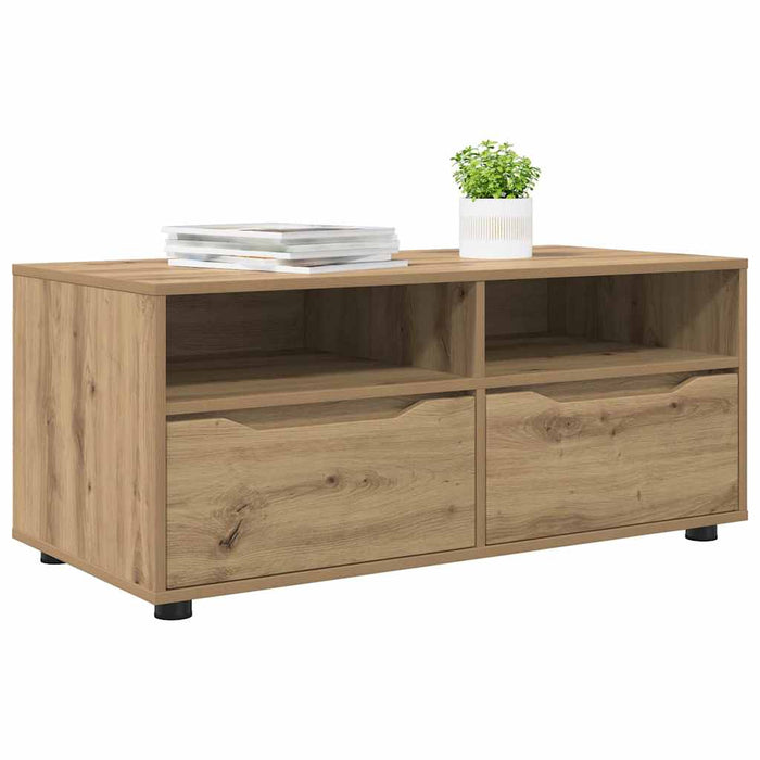 Cabinet TV Stejar Artizanal 100 x 48 x 43 cm Lemn compozit - WALTI WALTI