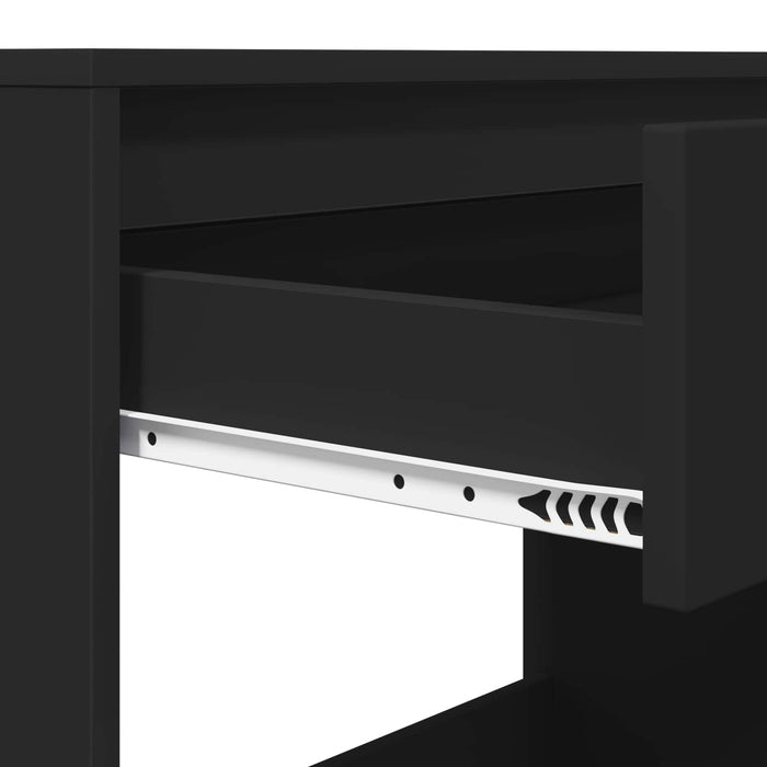Birou cu sertar Negru 100 x 50 x 78 cm Lemn prelucrat WALTI