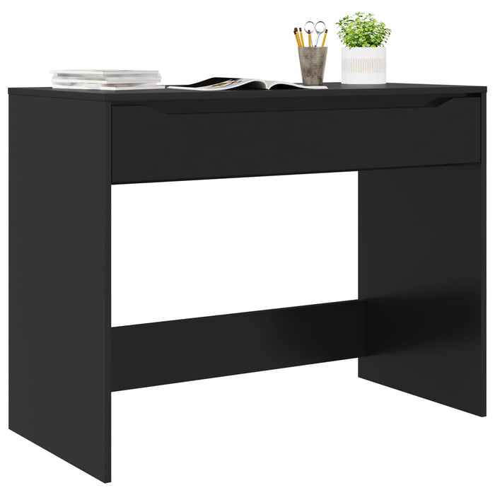 Birou cu sertar Negru 100 x 50 x 78 cm Lemn prelucrat WALTI