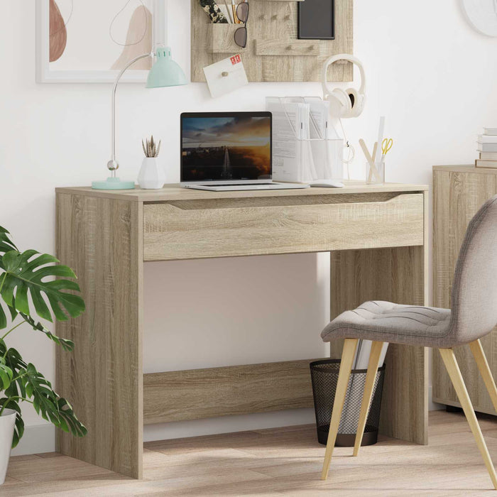 Birou cu sertar Stejar Sonoma 100 x 50 x 78 cm Lemn prelucrat - WALTI WALTI
