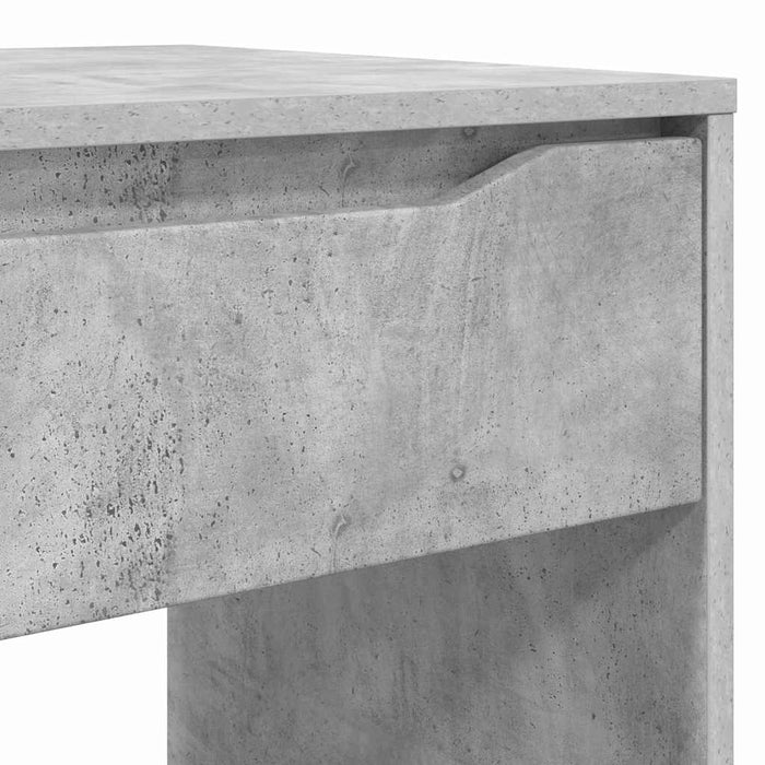 Birou cu sertar Gri din beton 100 x 50 x 78 cm Lemn compozit - WALTI WALTI