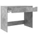 Birou cu sertar Gri din beton 100 x 50 x 78 cm Lemn compozit - WALTI WALTI