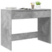 Birou cu sertar Gri din beton 100 x 50 x 78 cm Lemn compozit - WALTI WALTI