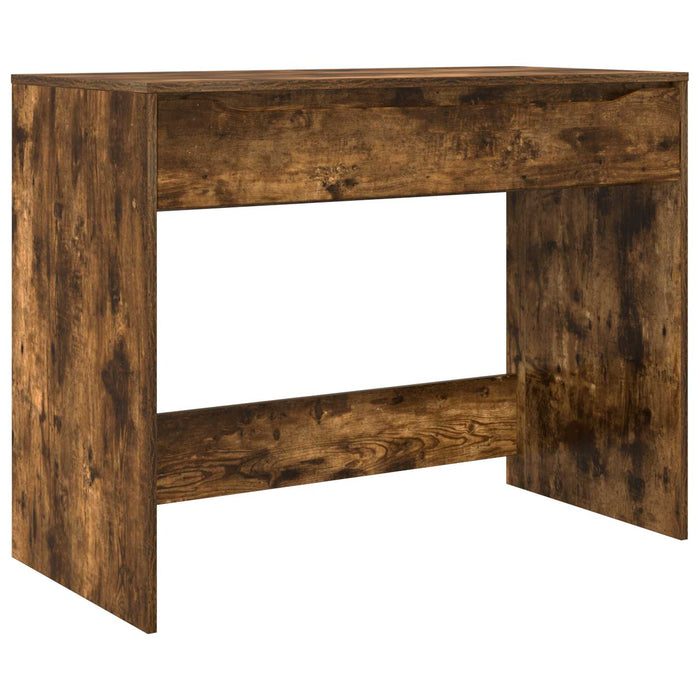 Birou cu sertar Stejar Afumat 100 x 50 x 78 cm Lemn prelucrat - WALTI WALTI