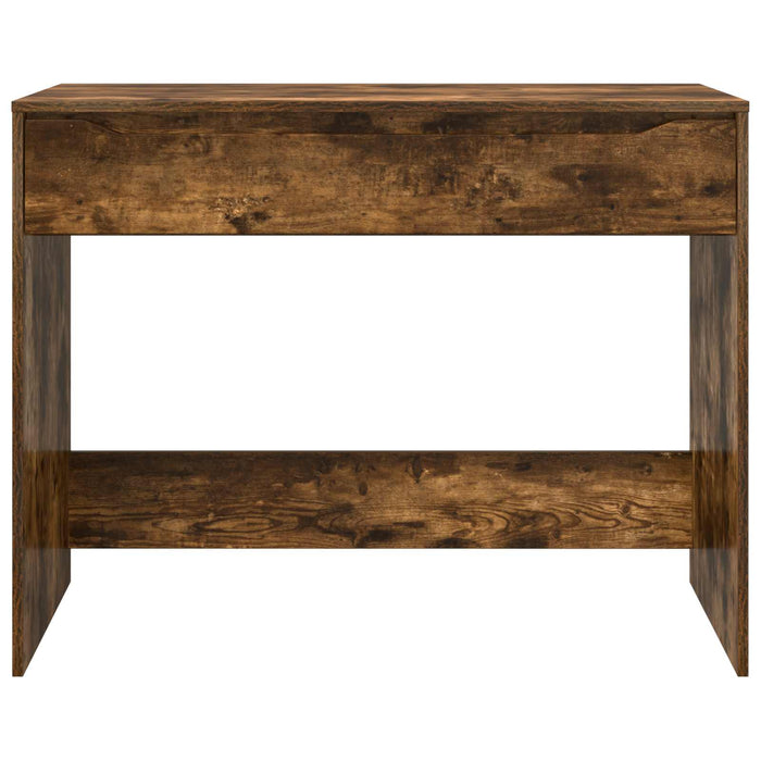 Birou cu sertar Stejar Afumat 100 x 50 x 78 cm Lemn prelucrat - WALTI WALTI
