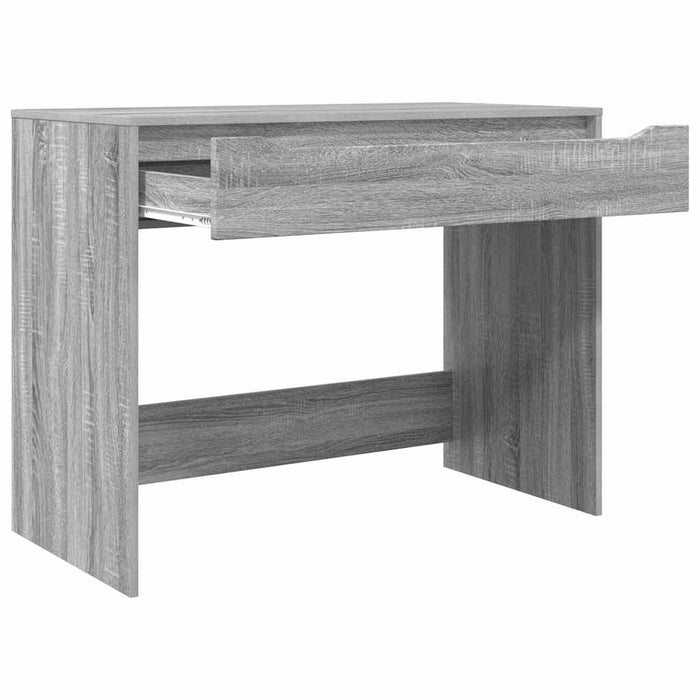Birou cu sertar Gri Sonoma 100 x 50 x 78 cm Lemn compozit - WALTI WALTI