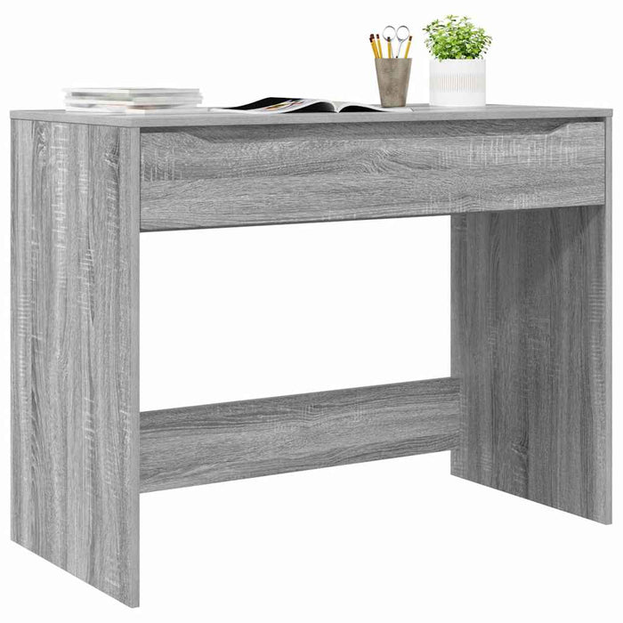 Birou cu sertar Gri Sonoma 100 x 50 x 78 cm Lemn compozit - WALTI WALTI