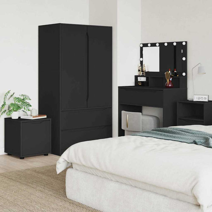 Dulap de Baie Negru 40,5 x 40 x 44 cm Lemn compozit - WALTI WALTI