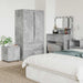 Dulap de Baie Gri din beton 40,5 x 40 x 44 cm Lemn compozit - WALTI WALTI