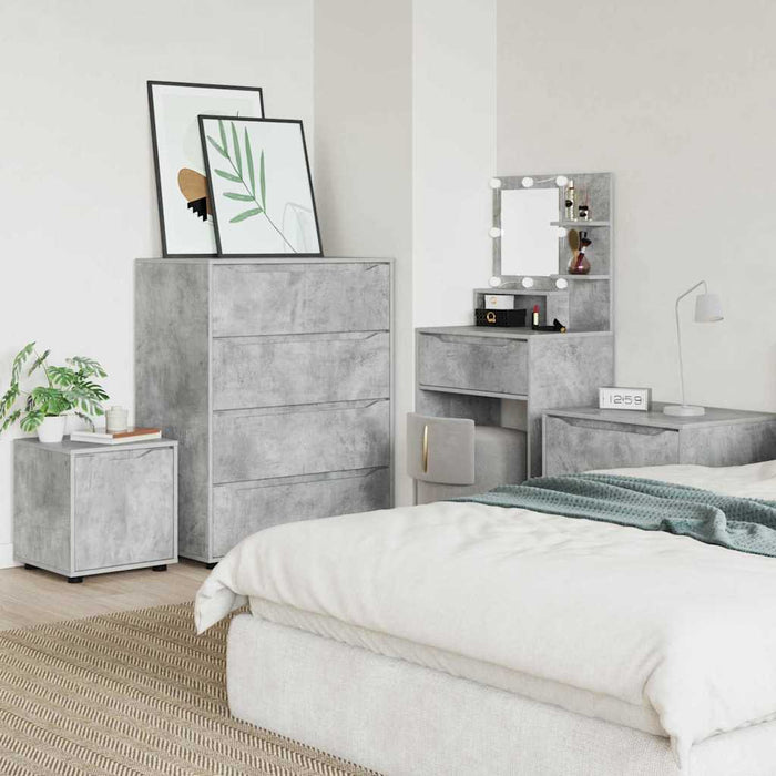 Dulap de Baie Gri din beton 40,5 x 40 x 44 cm Lemn compozit - WALTI WALTI