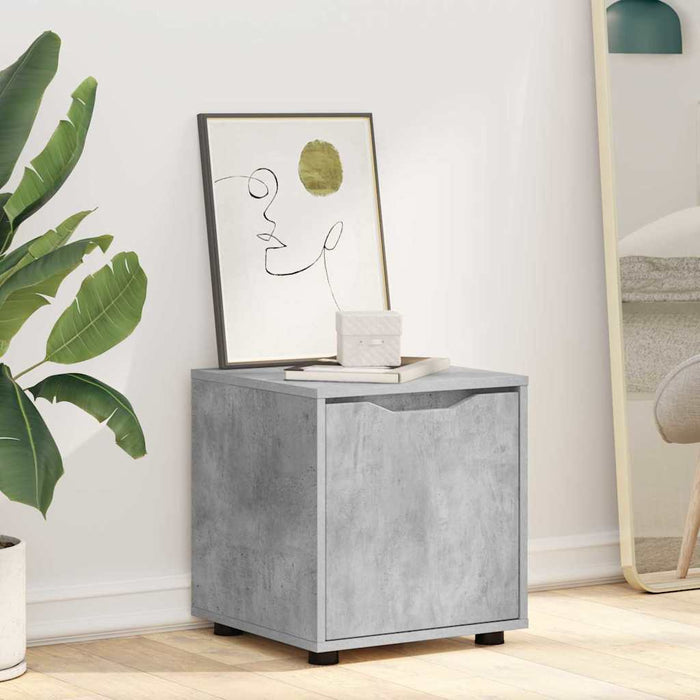 Dulap de Baie Gri din beton 40,5 x 40 x 44 cm Lemn compozit - WALTI WALTI