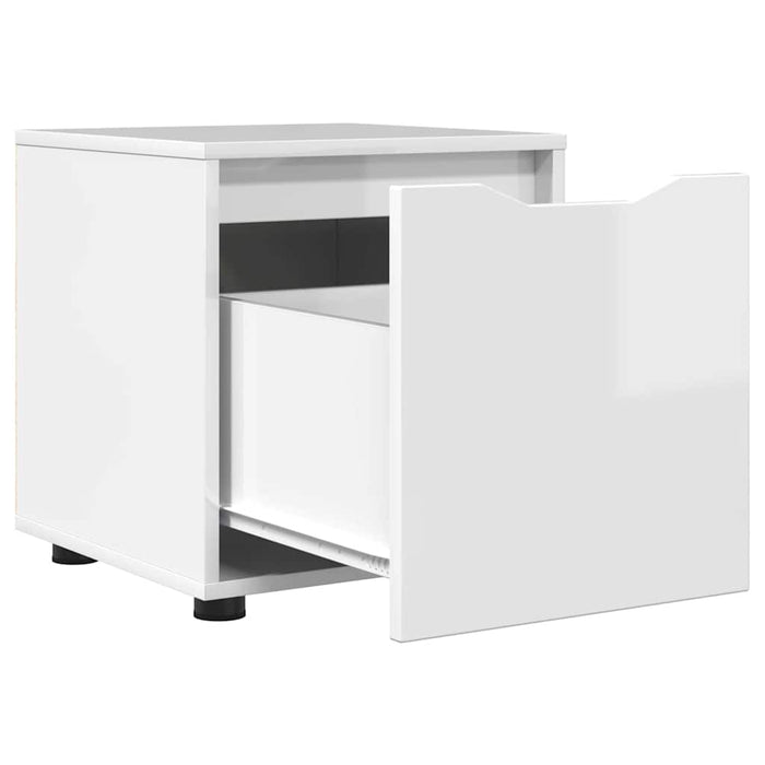 Dulap de Baie Alb lucios 40,5 x 40 x 44 cm Lemn compozit - WALTI WALTI