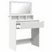Mese de toaletă pentru dormitor Alb 80 x 39,6 x 135 cm - WALTI WALTI