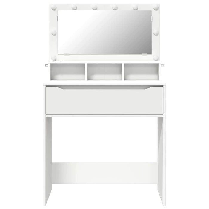 Mese de toaletă pentru dormitor Alb 80 x 39,6 x 135 cm - WALTI WALTI