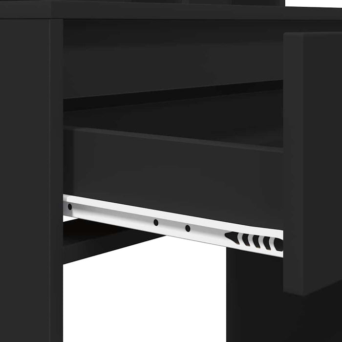 Mese de toaletă pentru dormitor Negru 80 x 39,6 x 135 cm - WALTI WALTI