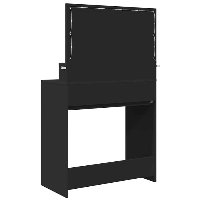 Mese de toaletă pentru dormitor Negru 80 x 39,6 x 135 cm - WALTI WALTI